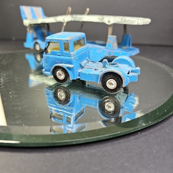 Corgi 1105 Bedford Carrimore Car Transporter Major (21101/59) Blue Britian UK - Picture 6 of 16